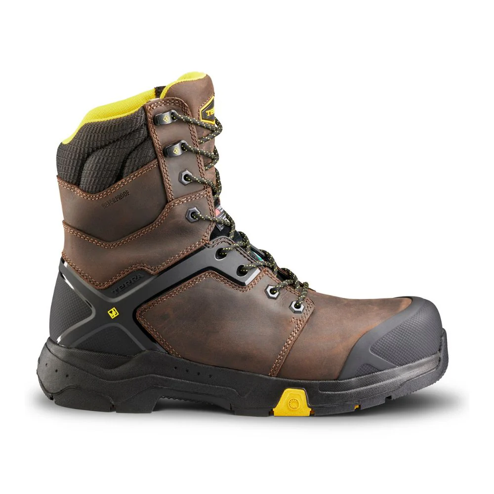 Botte de sécurité imperméable Carbine Terra 8 po pour hommes, à embout composite TR0A4TCRBRN - Brun - Image 4