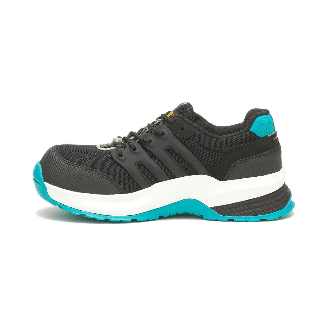 Chaussure de travail athlétique à bout composite CAT Streamline 2.0 pour femmes 725336 - Noir/Sarcelle - Image 3
