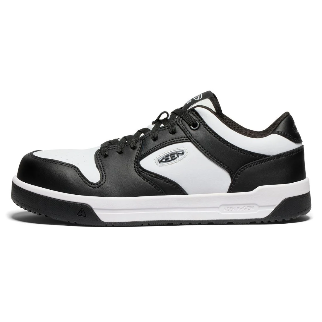 Chaussure de travail athlétique à bout composite Keen Overton pour hommes - 1029857 Blanc/Noir - Image 3