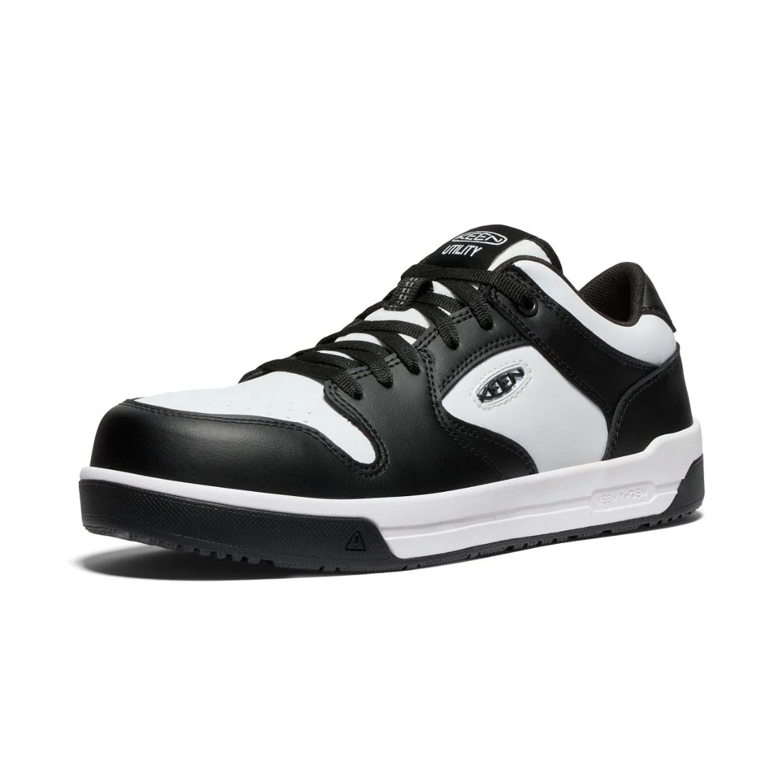 Chaussure de travail athlétique à bout composite Keen Overton pour hommes - 1029857 Blanc/Noir - Image 4