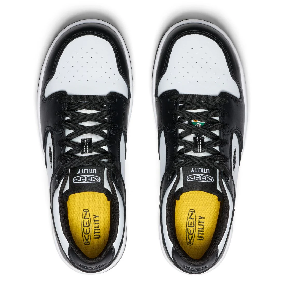 Chaussure de travail athlétique à bout composite Keen Overton pour hommes - 1029857 Blanc/Noir - Image 5