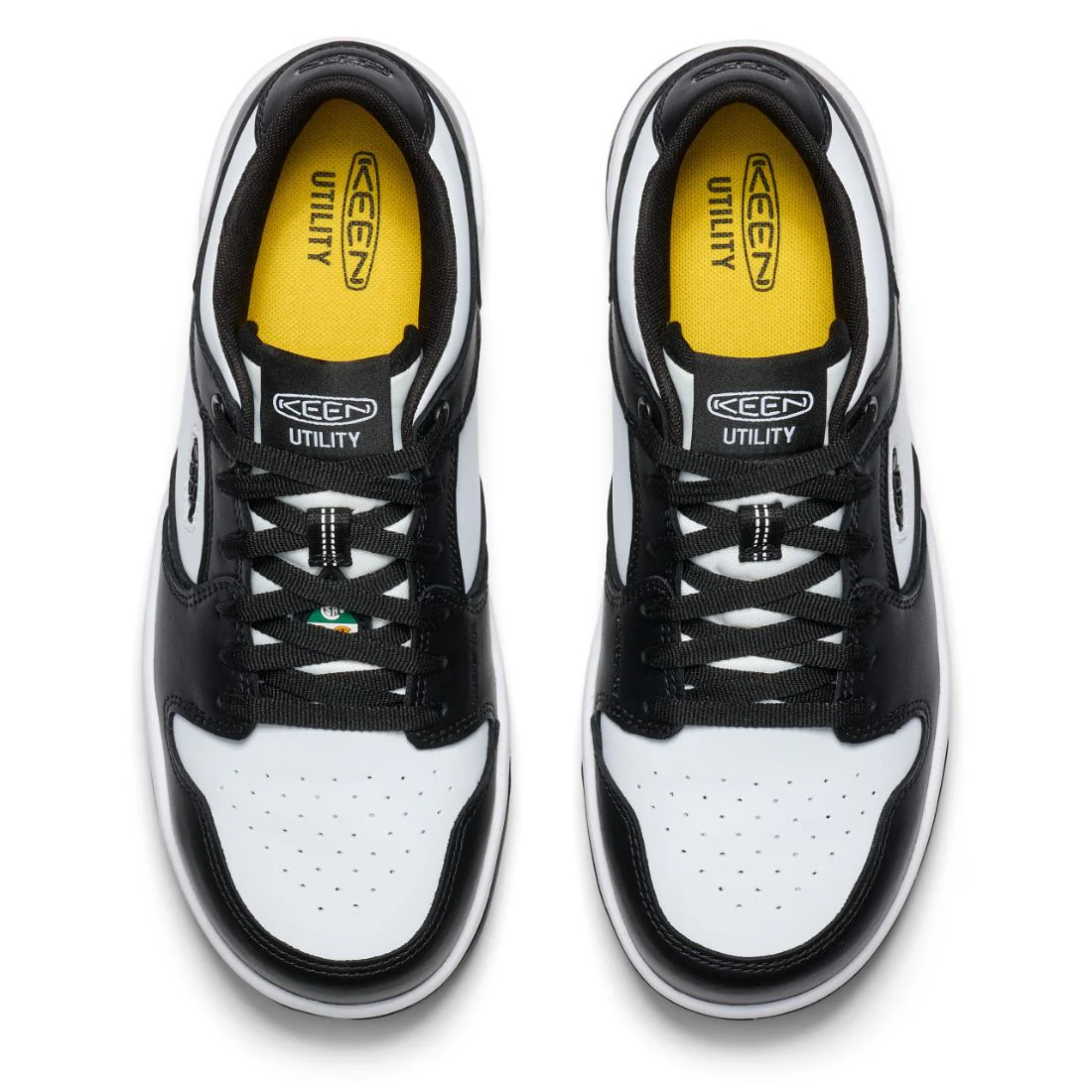 Chaussure de travail athlétique à bout composite Keen Overton pour hommes - 1029857 Blanc/Noir - Image 6