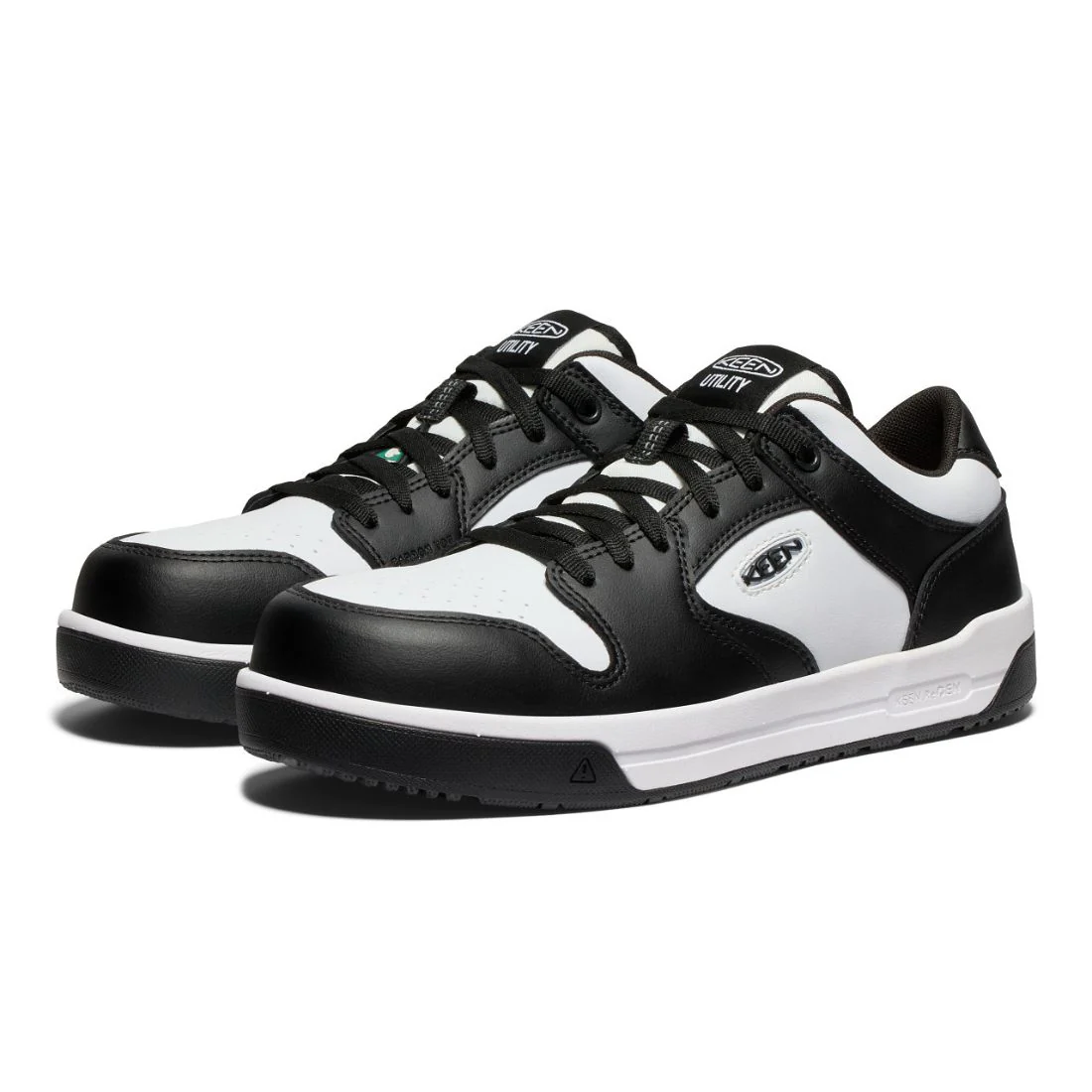 Chaussure de travail athlétique à bout composite Keen Overton pour hommes - 1029857 Blanc/Noir - Image 7