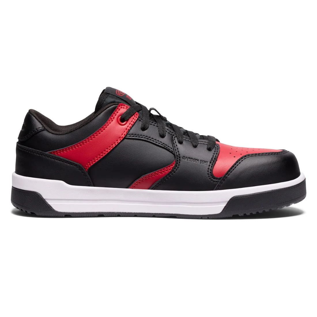 Chaussure de travail athlétique à bout composite Keen Overton pour hommes - 1029872 Noir/Rouge - Image 8