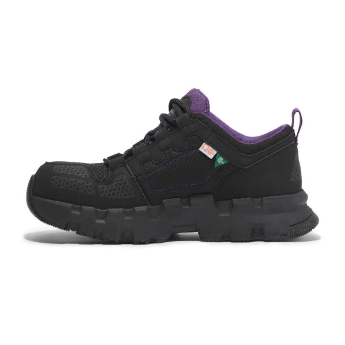 Chaussure de travail athlétique à bout composite Powertrain EV Timberland PRO pour femmes TB0A66T7ECS - Noir/Violet - Image 4
