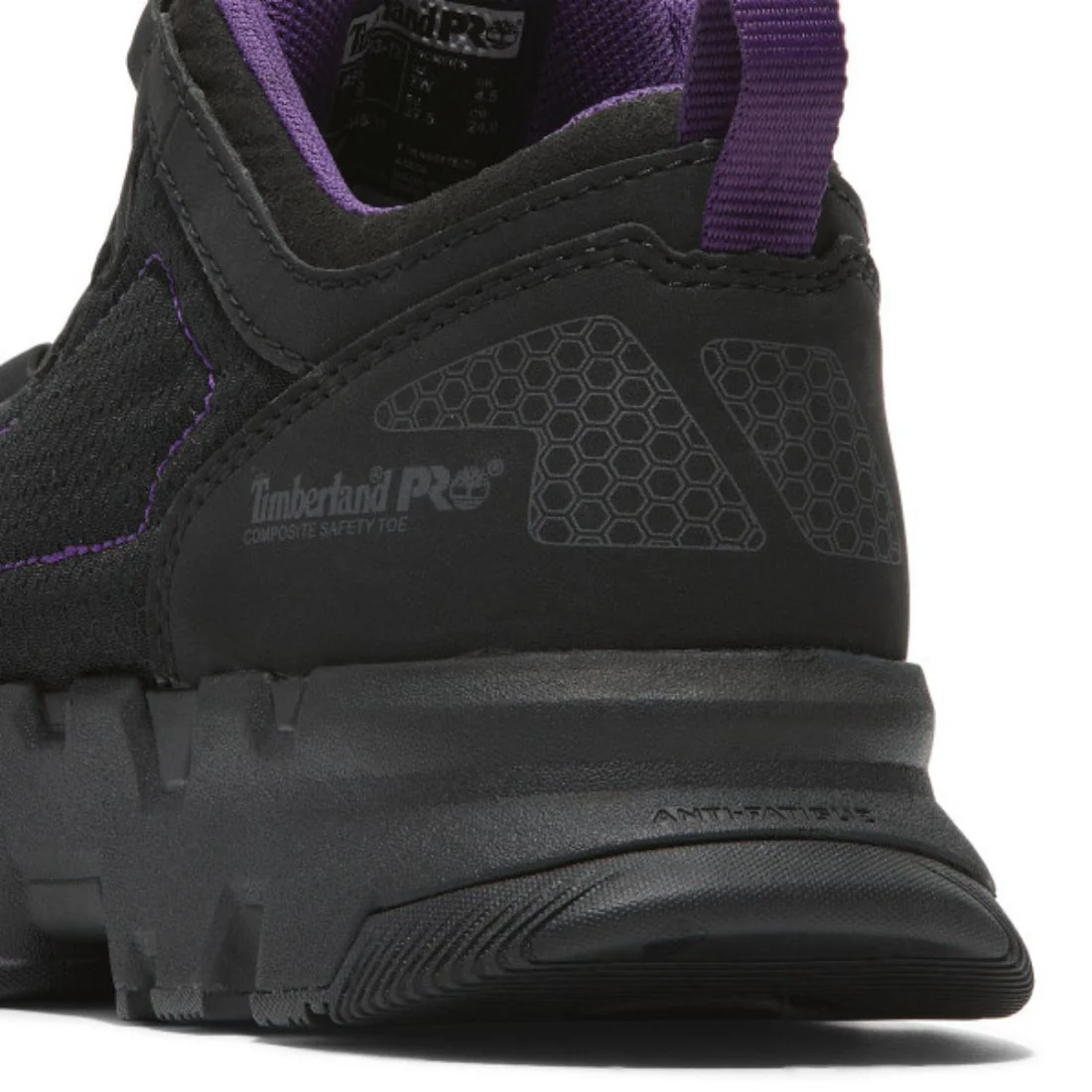 Chaussure de travail athlétique à bout composite Powertrain EV Timberland PRO pour femmes TB0A66T7ECS - Noir/Violet - Image 5