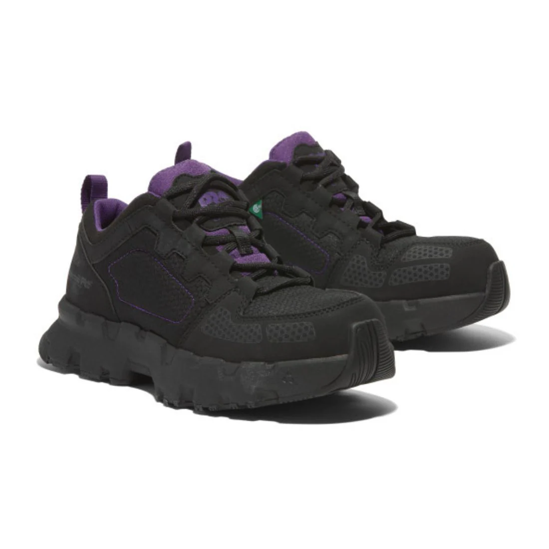 Chaussure de travail athlétique à bout composite Powertrain EV Timberland PRO pour femmes TB0A66T7ECS - Noir/Violet - Image 6