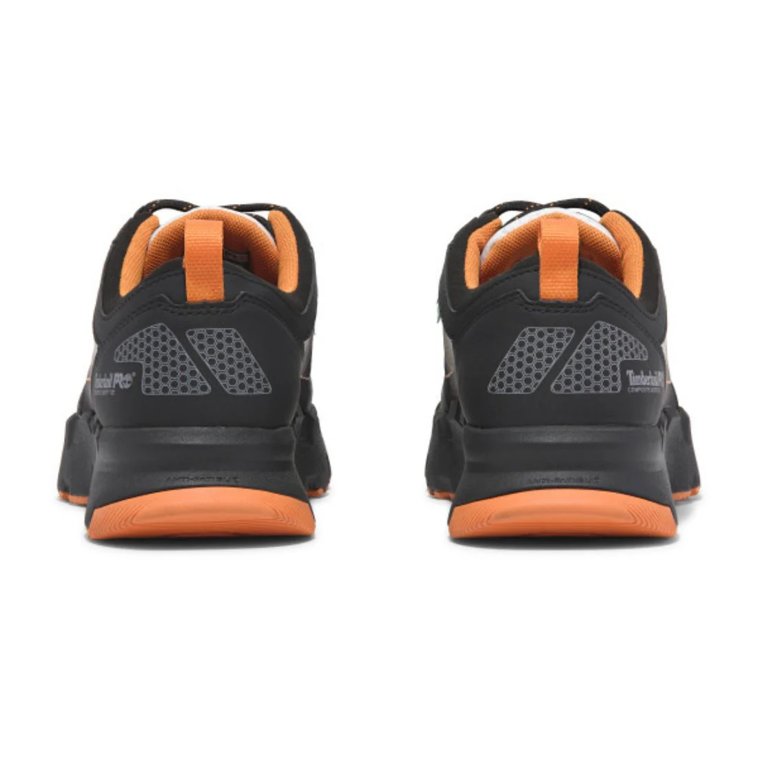 Chaussure de travail athlétique à bout composite Powertrain EV Timberland PRO pour hommes TB0A66SKEEM - Noir/Orange - Image 7