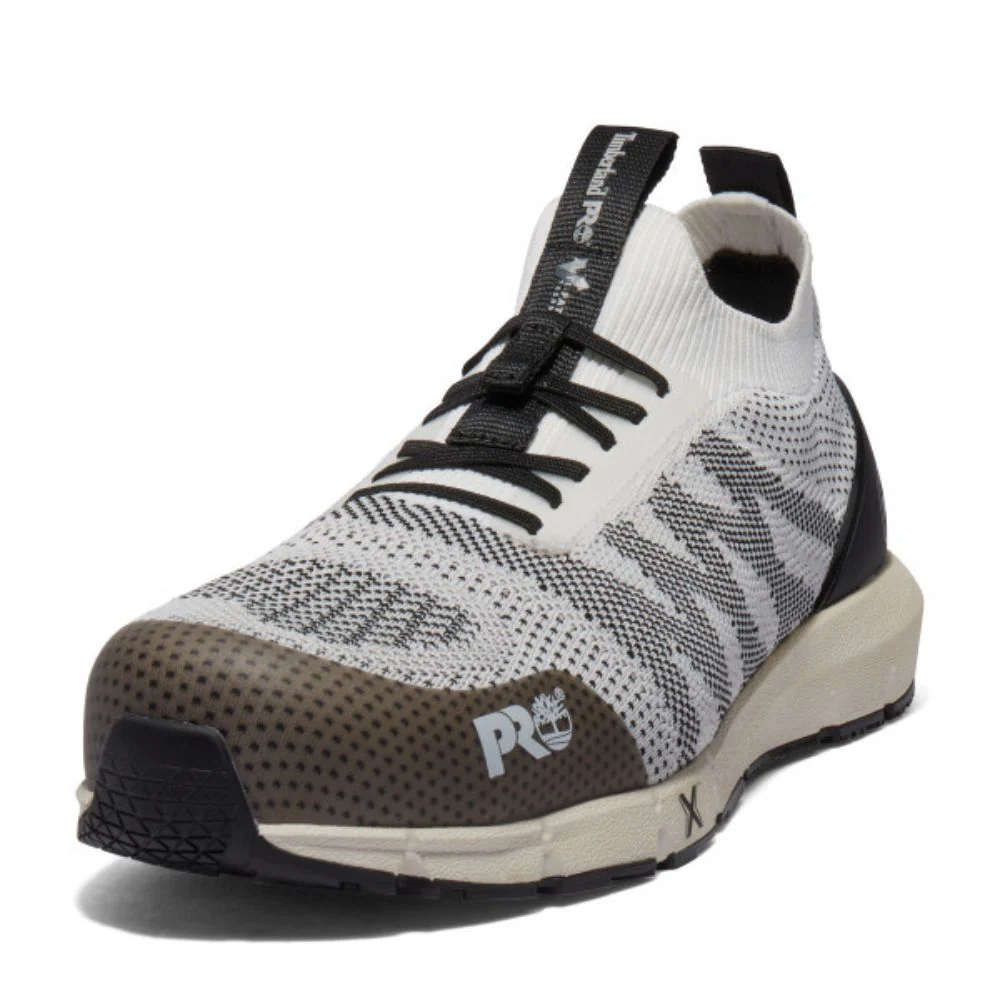 Chaussure de travail athlétique à enfiler Timberland PRO Radius Knit TB0A2NNS100 pour hommes à cap de composite - Blanc - Image 6