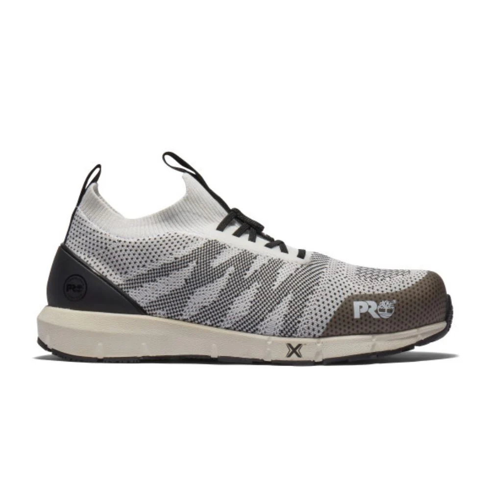 Chaussure de travail athlétique à enfiler Timberland PRO Radius Knit TB0A2NNS100 pour hommes à cap de composite - Blanc - Image 7