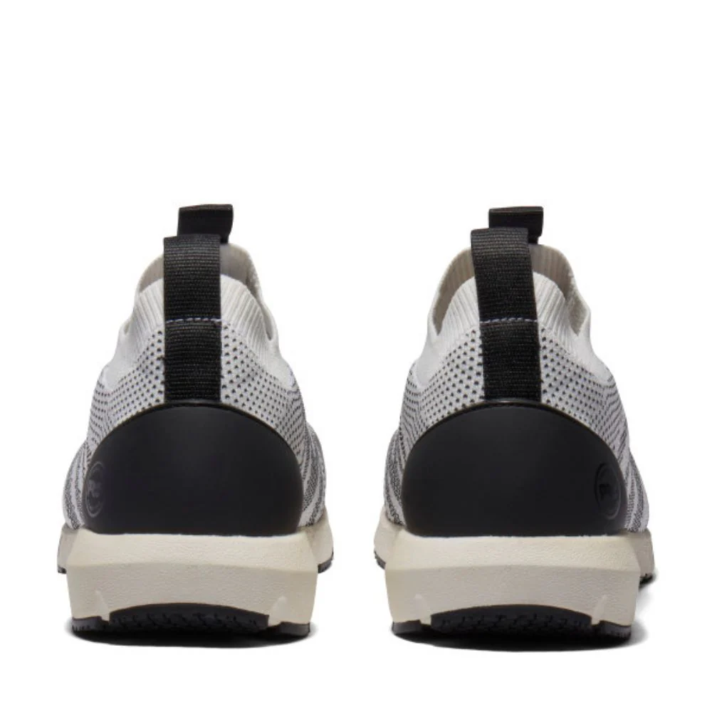 Chaussure de travail athlétique à enfiler Timberland PRO Radius Knit TB0A2NNS100 pour hommes à cap de composite - Blanc - Image 8