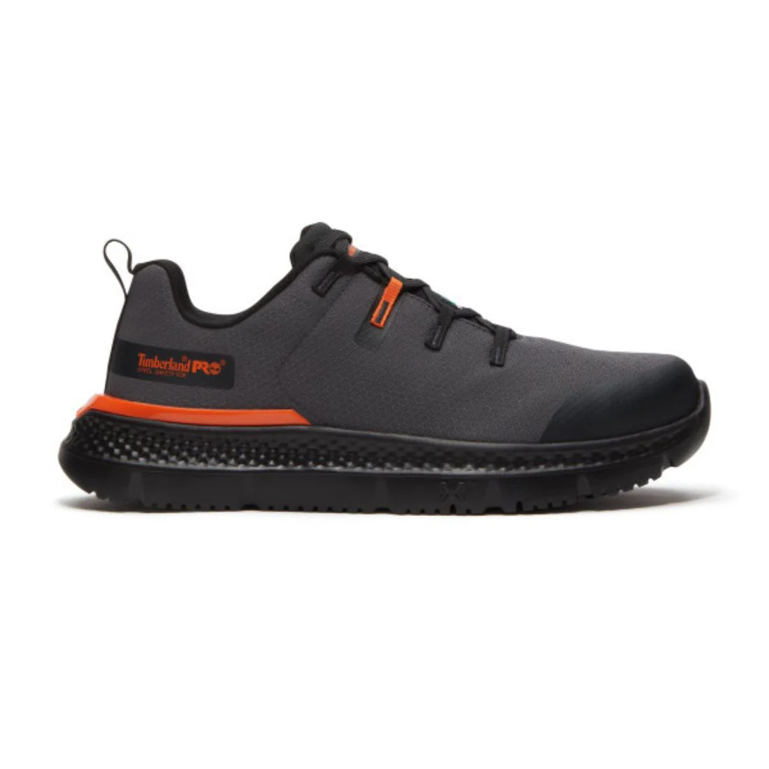 Chaussure de travail athlétique Timberland PRO Intercept pour hommes à cap de acier TB0A44QYEEA - Gris/Orange - Image 3