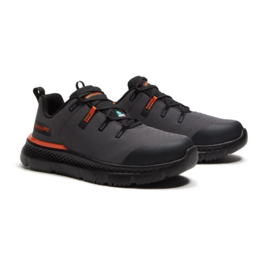 Chaussure de travail athlétique Timberland PRO Intercept pour hommes à cap de acier TB0A44QYEEA - Gris/Orange - Image 5