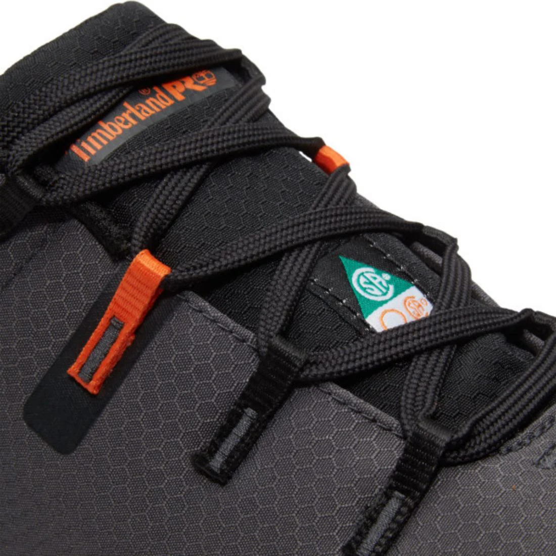 Chaussure de travail athlétique Timberland PRO Intercept pour hommes à cap de acier TB0A44QYEEA - Gris/Orange - Image 8