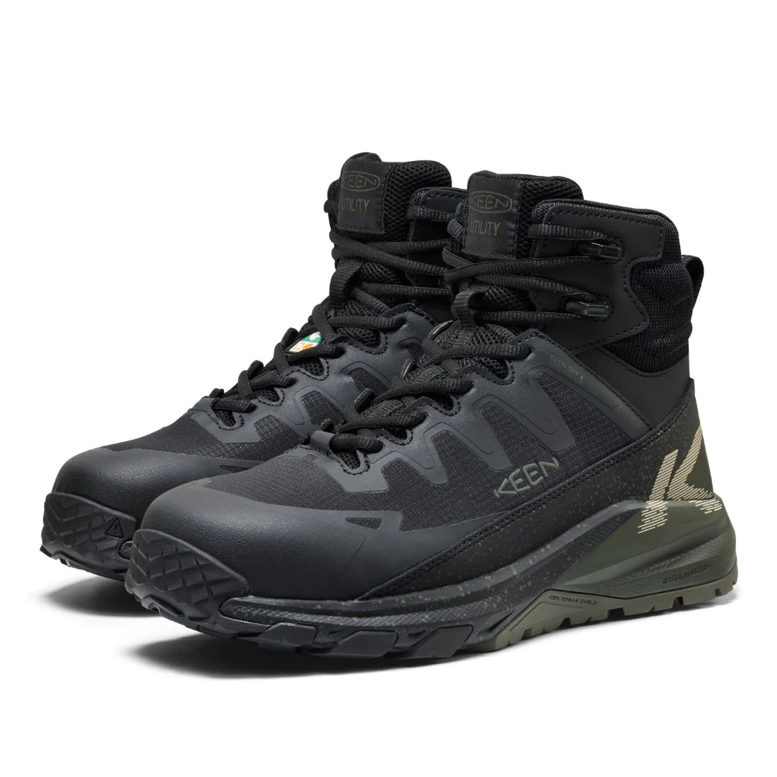 Chaussure de travail Keen Targhee Blur MID 1032525 pour homme, imperméable, à embout composite. - Image 7