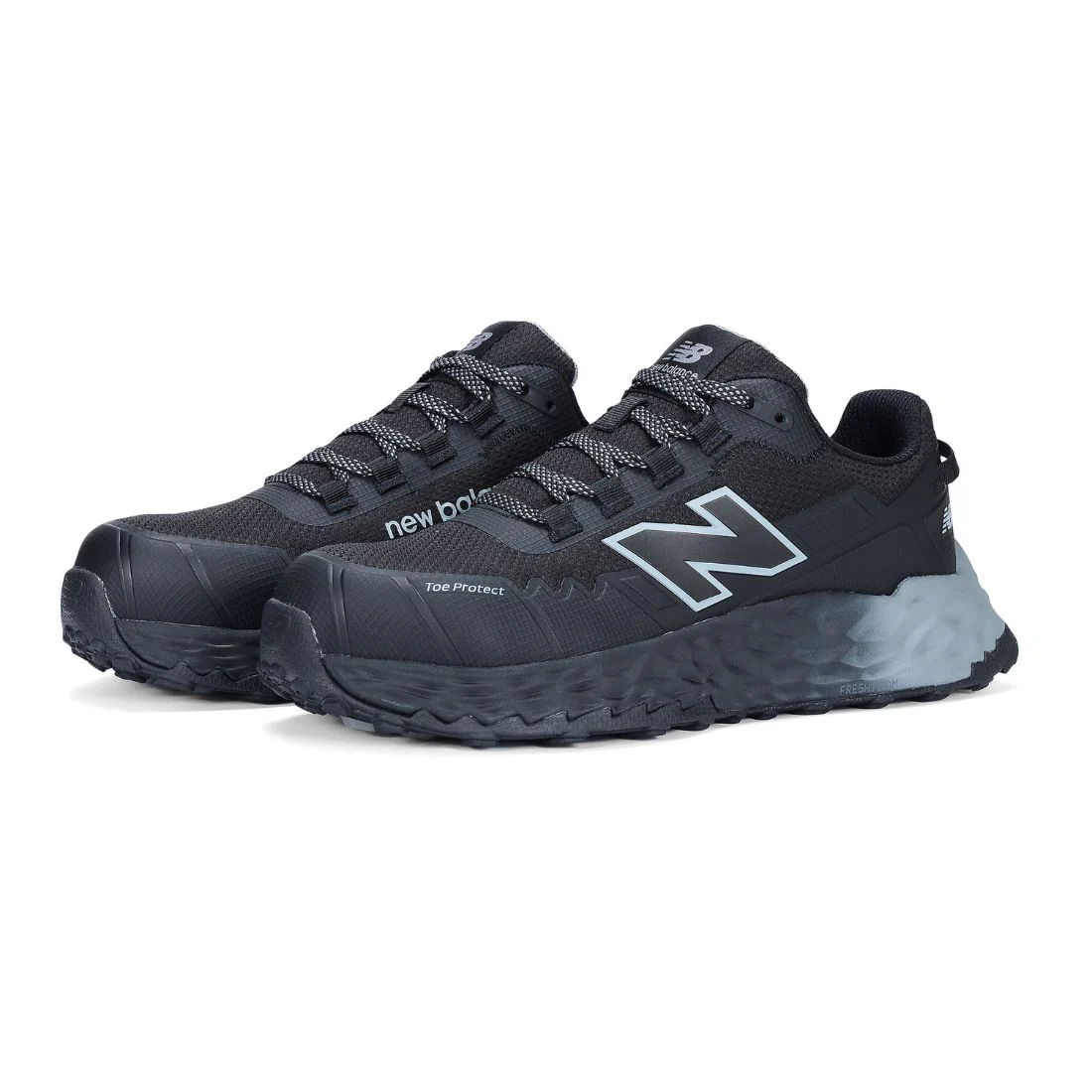 Chaussure de travail légère CSA à embout composite New Balance Fresh Foam Cremorne pour hommes MCFCEHP-B - Noir/Gris - Image 6