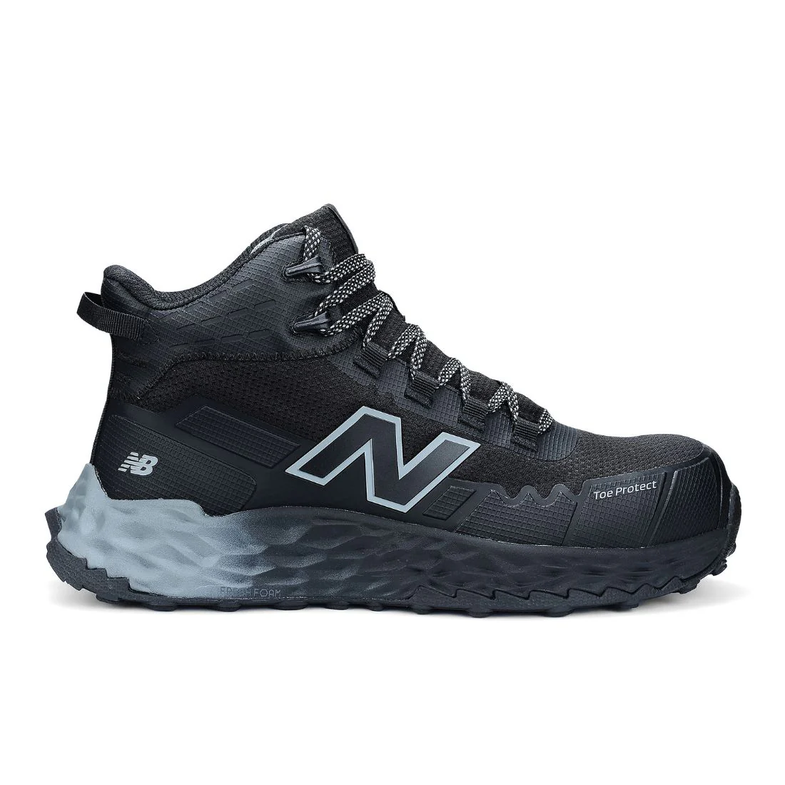 Chaussure de travail MID CSA légère à embout composite New Balance Fresh Foam Cremorne pour hommes MCFCMEHP-B - Noir/Gris - Image 3