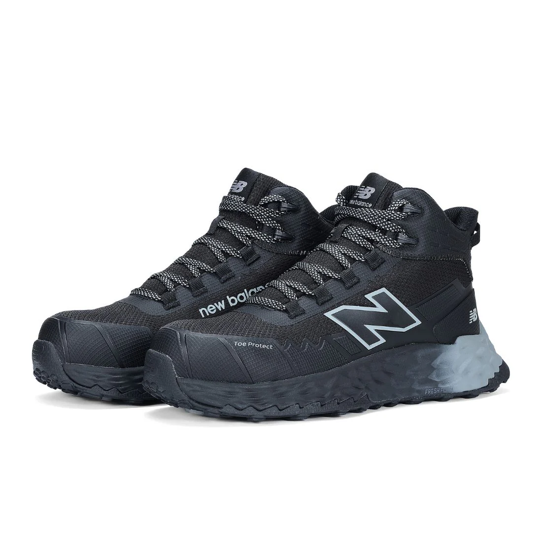 Chaussure de travail MID CSA légère à embout composite New Balance Fresh Foam Cremorne pour hommes MCFCMEHP-B - Noir/Gris - Image 6