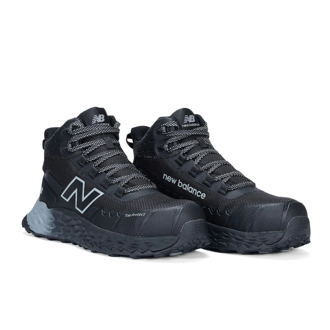 Chaussure de travail MID CSA légère à embout composite New Balance Fresh Foam Cremorne pour hommes MCFCMEHP-B - Noir/Gris - Image 9