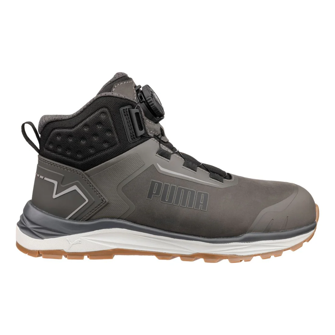 Chaussure de travail Puma Work Fusion Trail Laçage DISQUE pour homme, imperméable, à embout composite  mi-haute, athlétique de randonnée 635623 - Image 2
