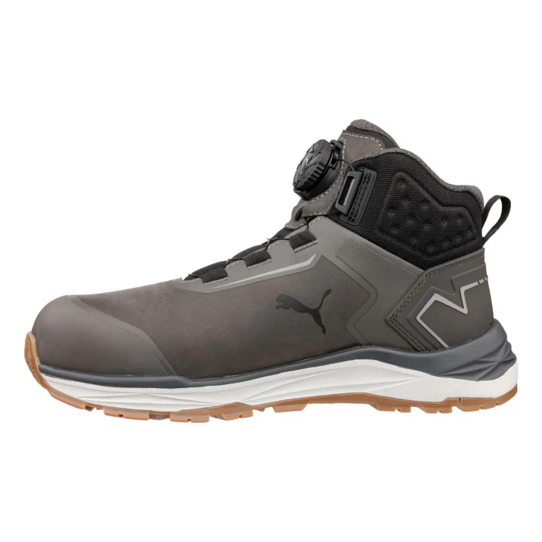 Chaussure de travail Puma Work Fusion Trail Laçage DISQUE pour homme, imperméable, à embout composite  mi-haute, athlétique de randonnée 635623 - Image 3