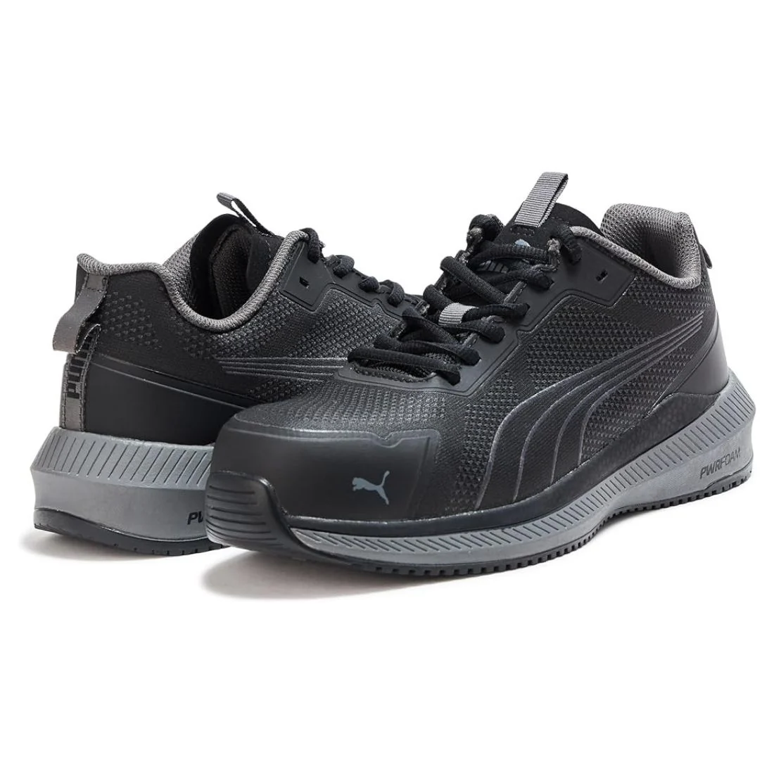 Chaussure de travail Puma Work Slide pour homme, embout composite, homologuée CSA 645143 - Noir/Gris - Image 2