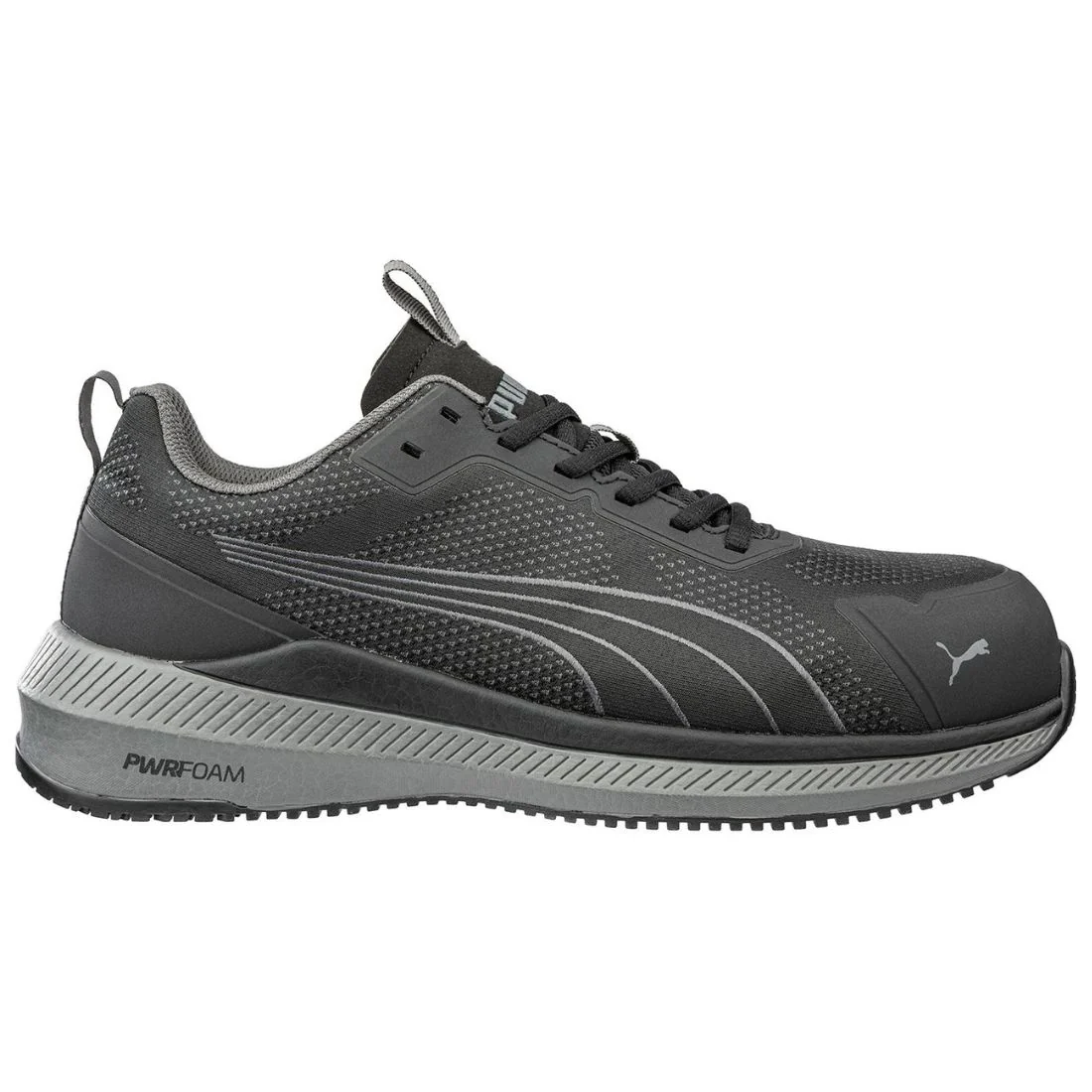 Chaussure de travail Puma Work Slide pour homme, embout composite, homologuée CSA 645143 - Noir/Gris - Image 3