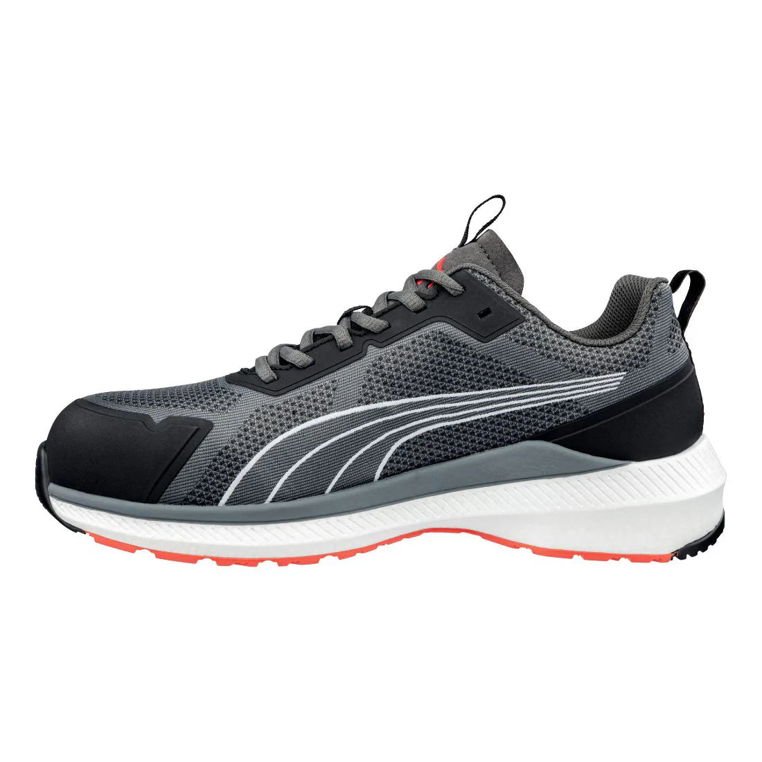 Chaussure de travail Puma Work Slide SD pour homme, embout composite homologuée CSA 645153 - Noir/Gris - Image 2