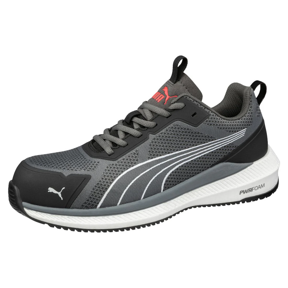 Chaussure de travail Puma Work Slide SD pour homme, embout composite homologuée CSA 645153 - Noir/Gris - Image 3