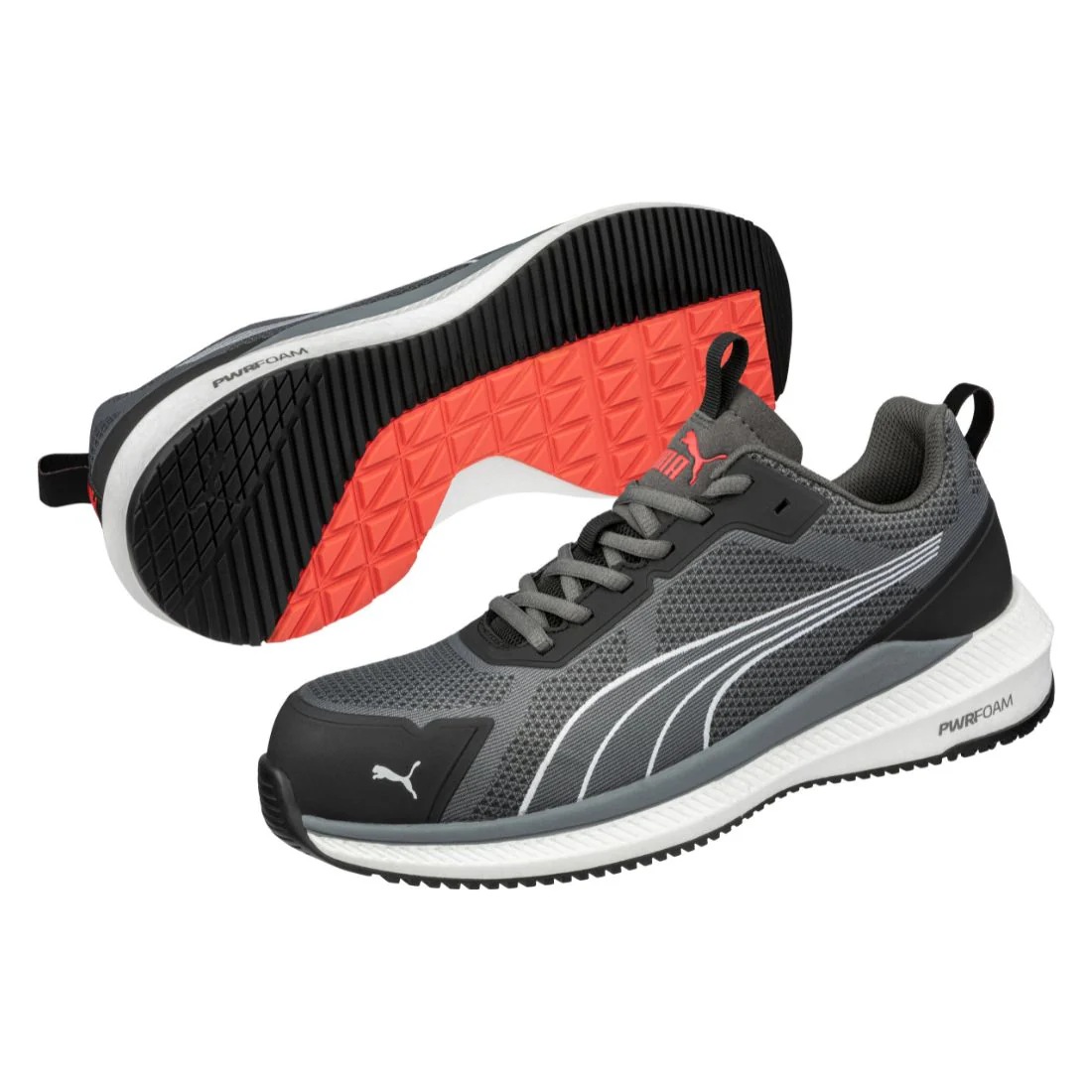 Chaussure de travail Puma Work Slide SD pour homme, embout composite homologuée CSA 645153 - Noir/Gris - Image 7