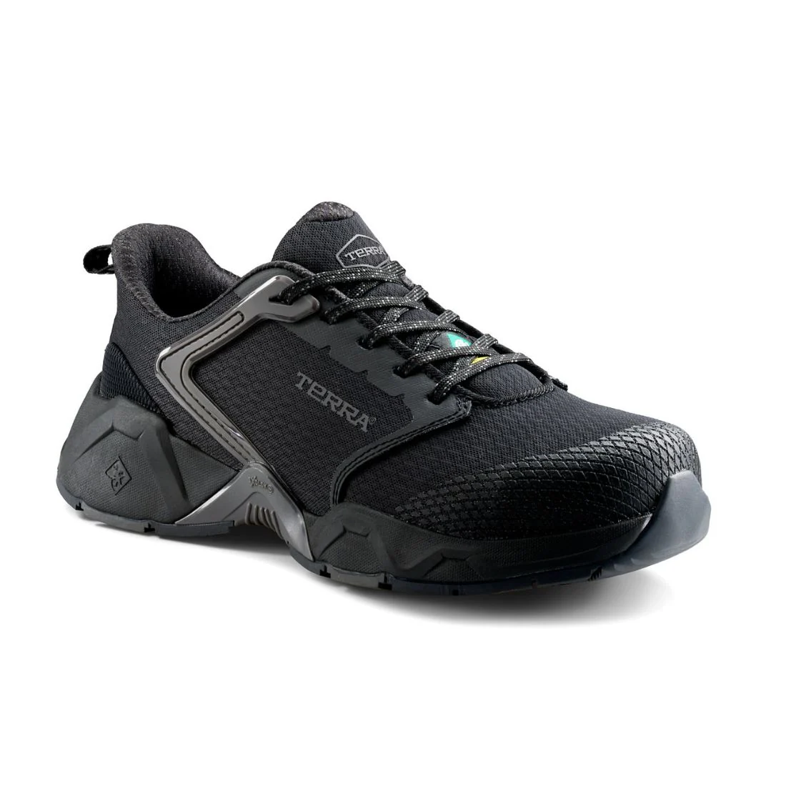 Chaussures de sécurité athlétiques unisexes Terra Vector 1298BK à embout composite SD+ - Noir - Image 10