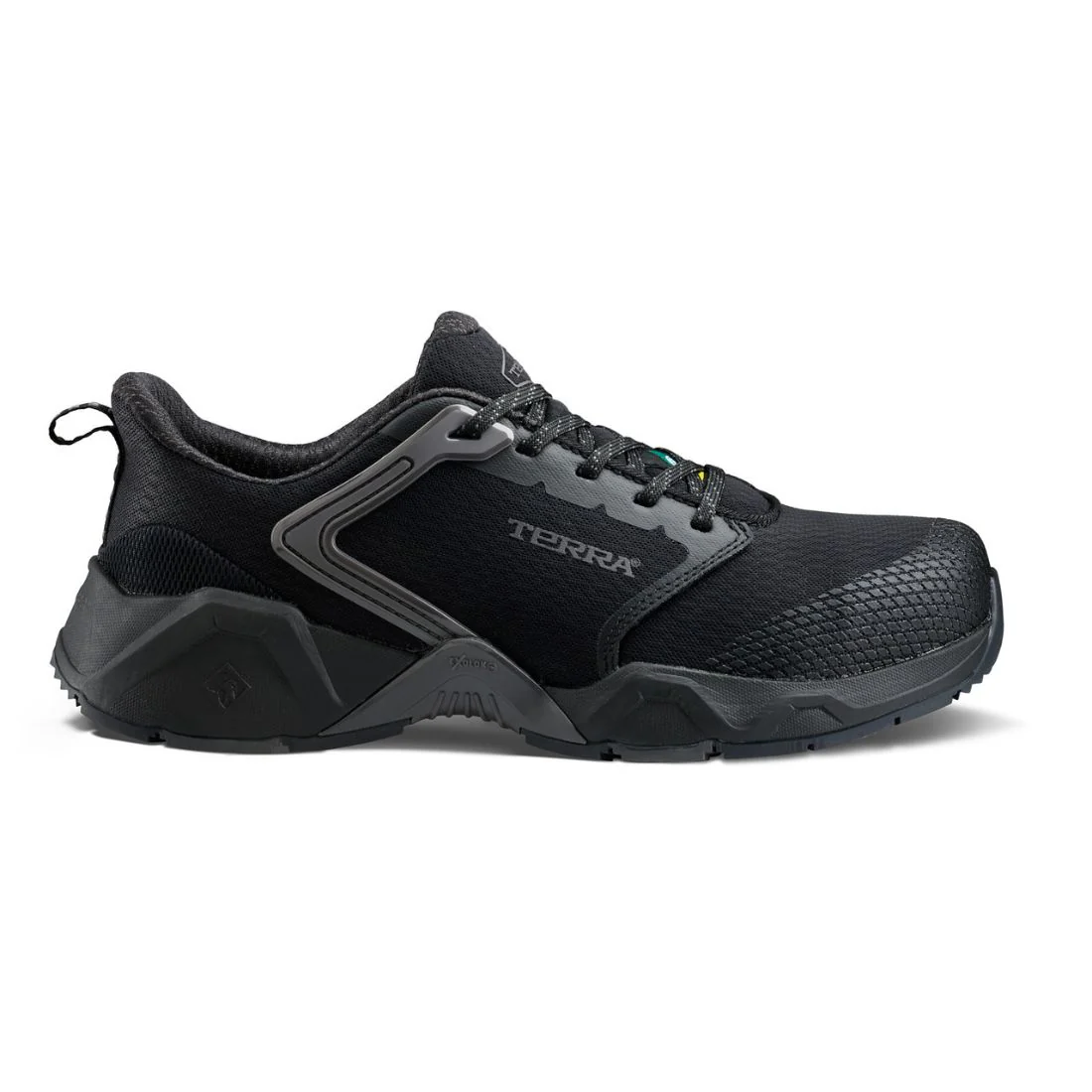 Chaussures de sécurité athlétiques unisexes Terra Vector 1298BK à embout composite SD+ - Noir - Image 2
