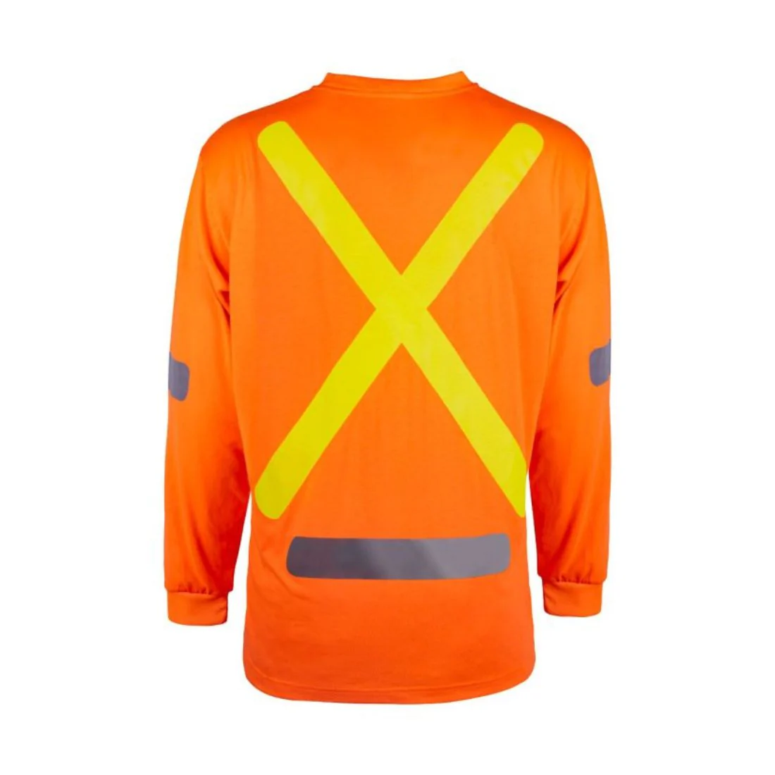 Chemise de travail en coton à manches longues Terra haute visibilité 116617 - Orange - Image 2