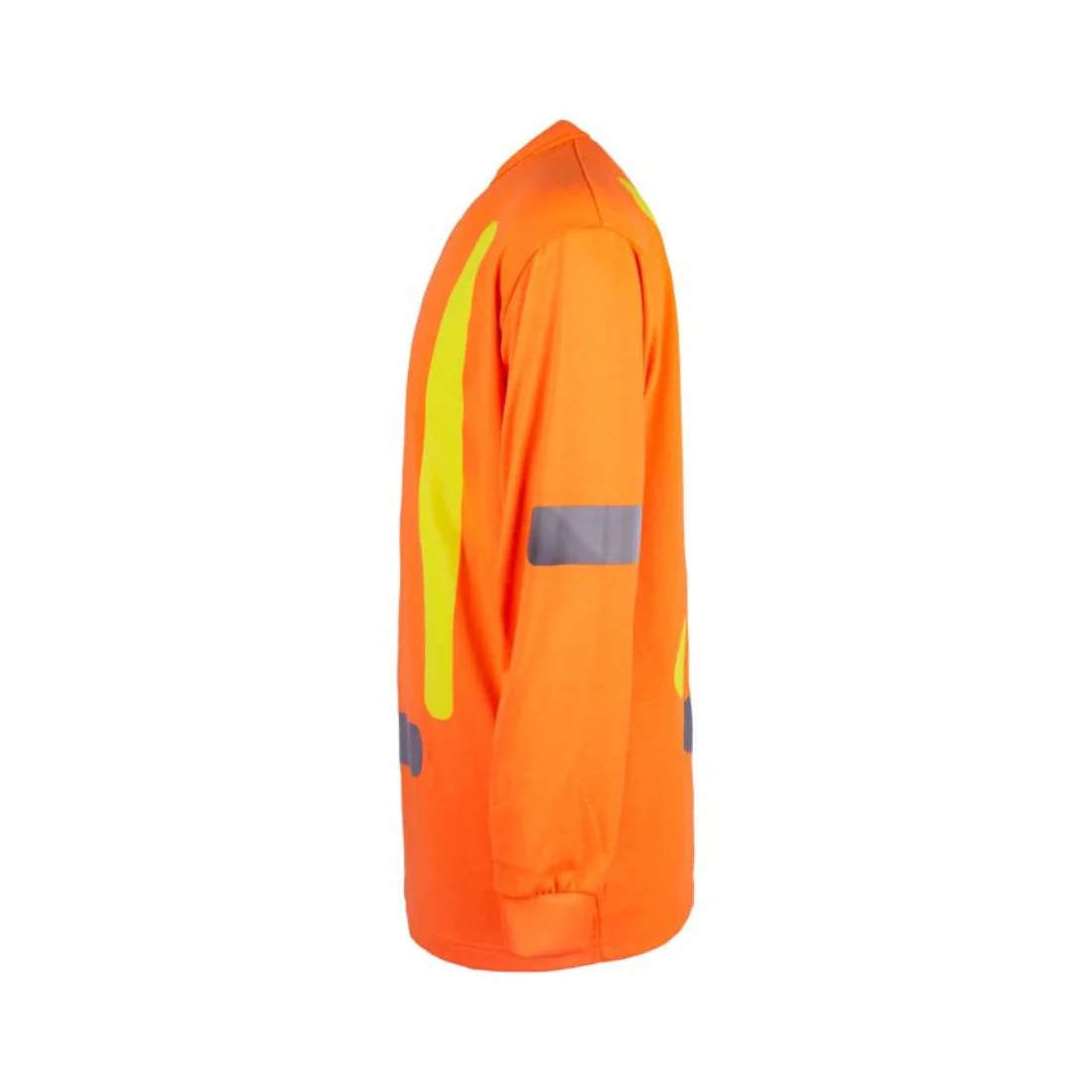 Chemise de travail en coton à manches longues Terra haute visibilité 116617 - Orange - Image 3