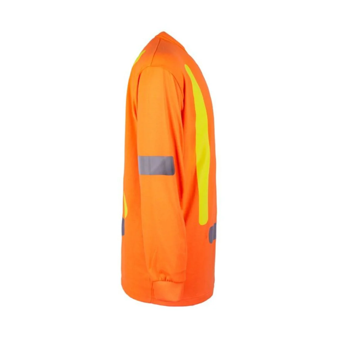 Chemise de travail en coton à manches longues Terra haute visibilité 116617 - Orange - Image 4
