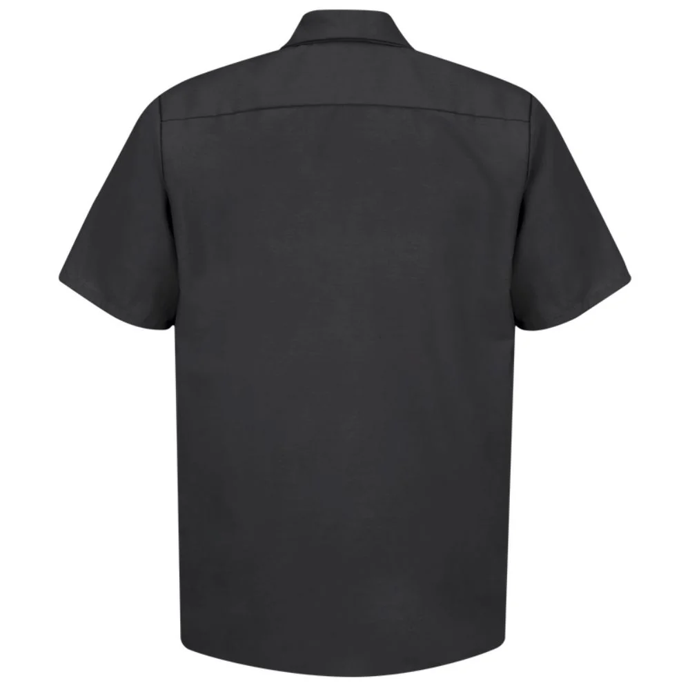 Chemise de travail industrielle à manches courtes pour homme Red Kap - Noir - Image 3
