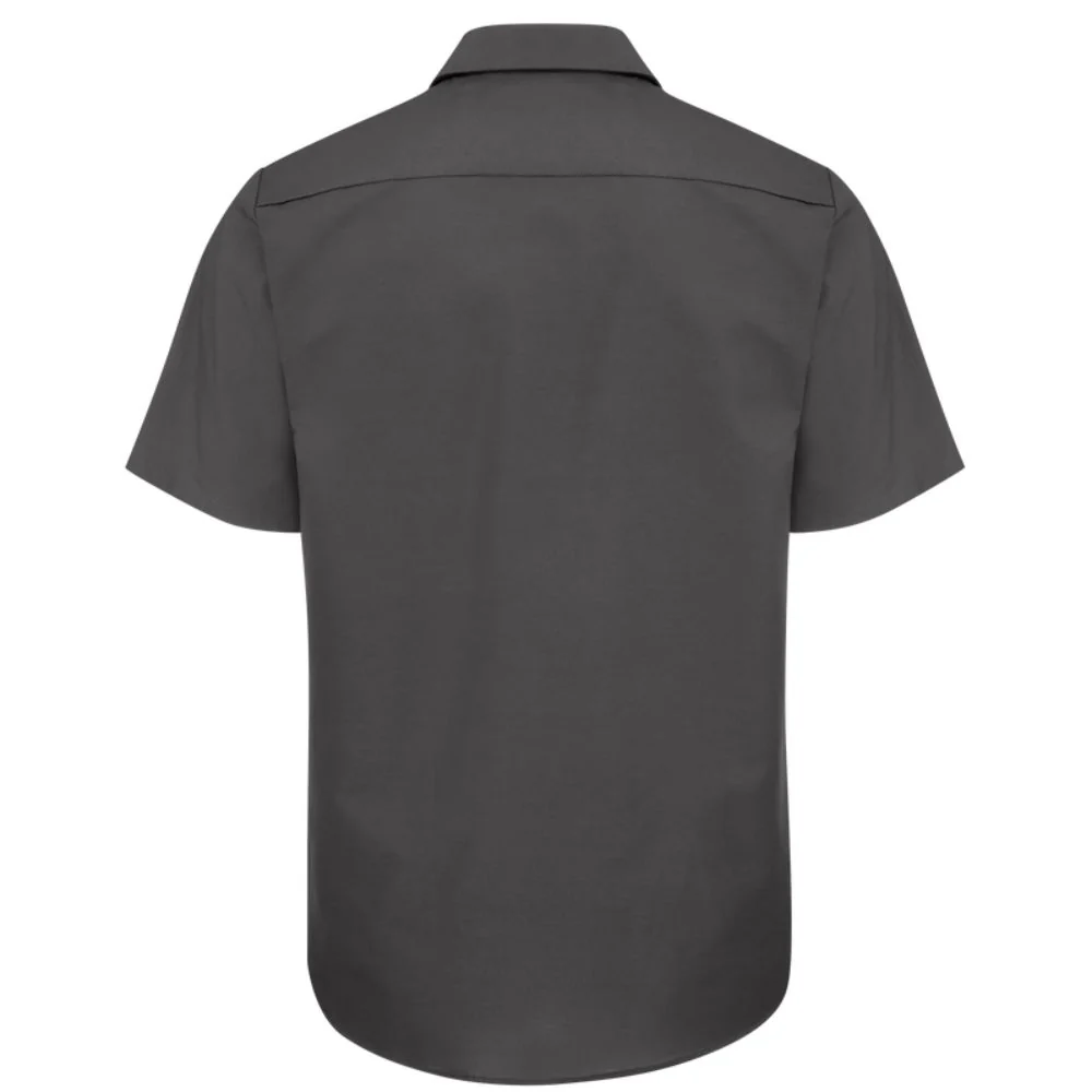 Chemise de travail industrielle à manches courtes pour homme Red Kap - Charbon - Image 5