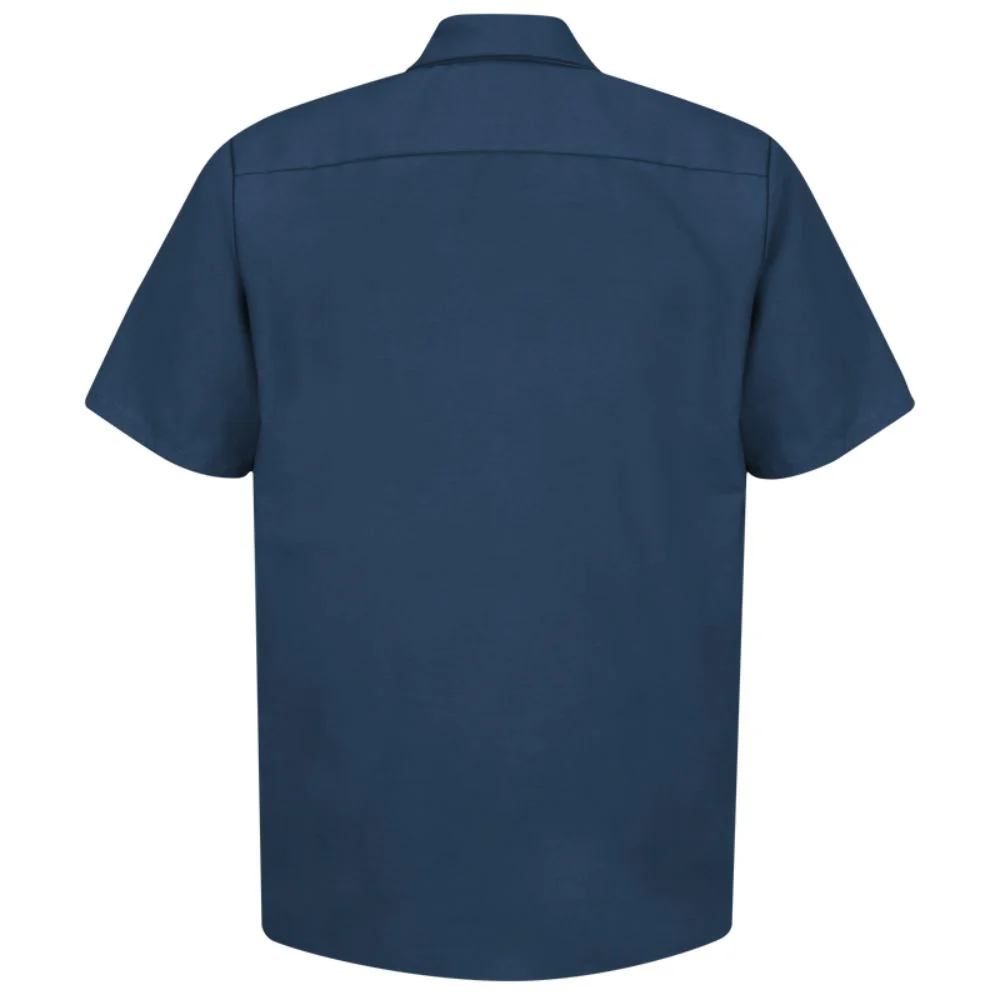Chemise de travail industrielle à manches courtes pour homme Red Kap - Marine - Image 3