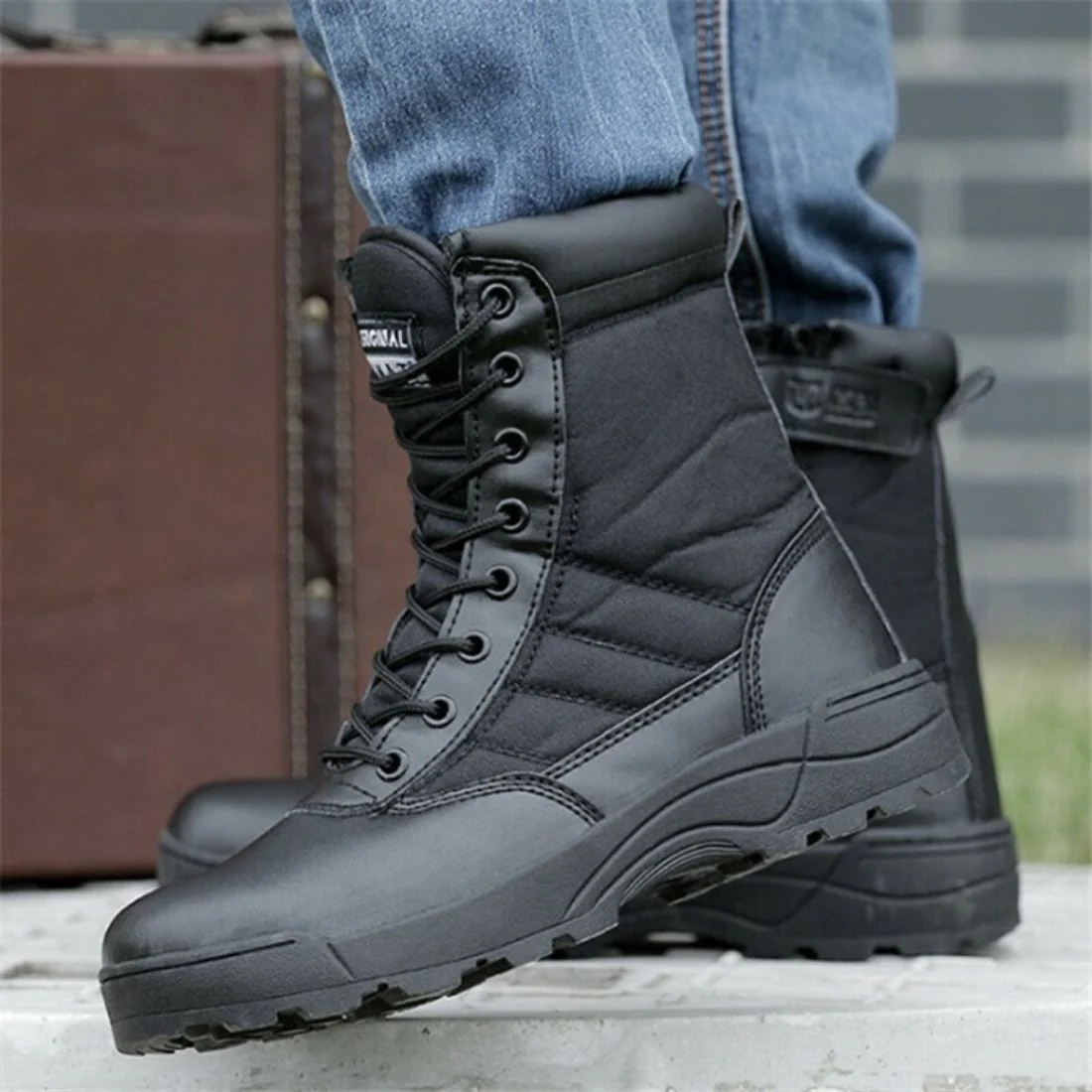 Botte de travail Classic SWAT 227201 WP SZ de 23 cm pour hommes cap de composite - Image 4