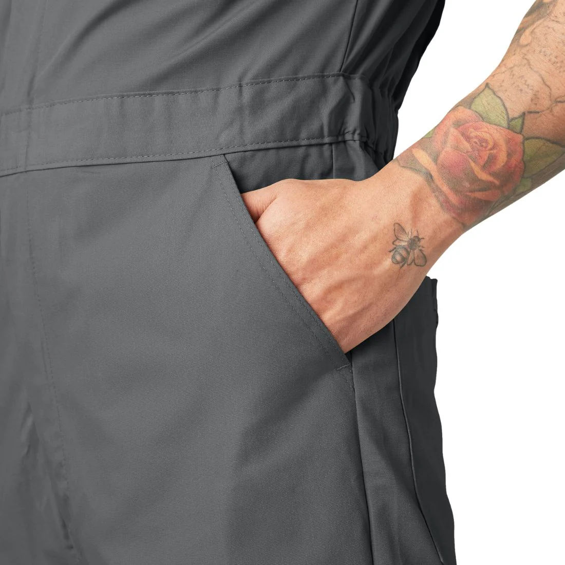 Combinaison à manches courtes Dickies pour homme D33999 - Gris - Image 4