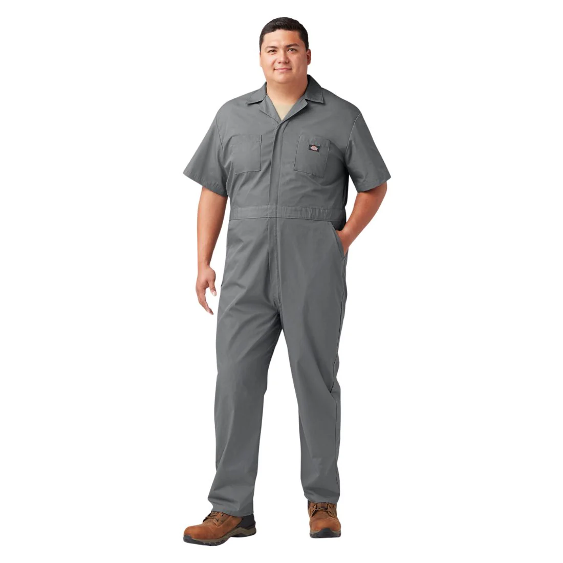 Combinaison à manches courtes Dickies pour homme D33999 - Gris - Image 7