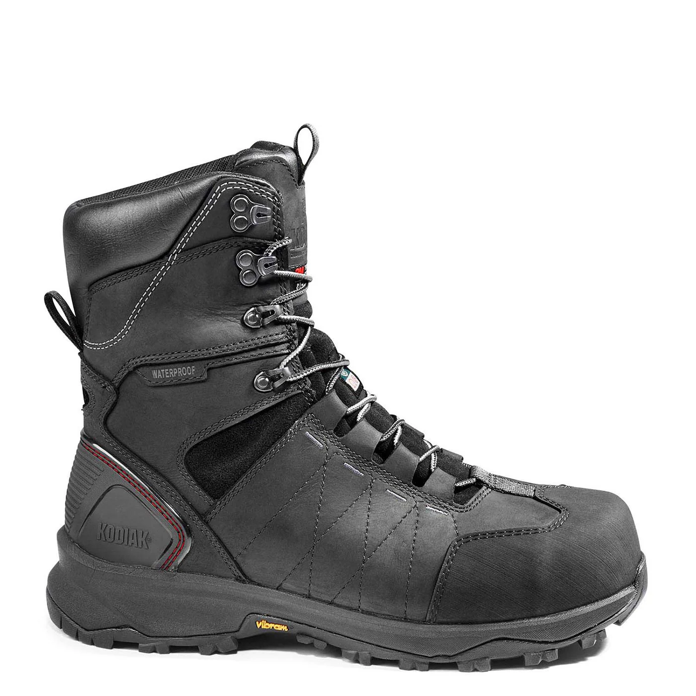 Botte de sécurité de travail Ice Conqueror Kodiak 8po pour hommes, à embout composite KD0A4TGDBLK- Noir - Image 2
