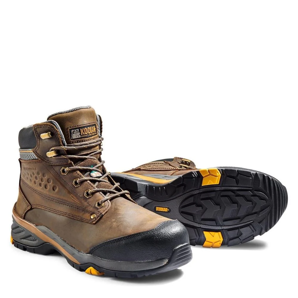 Botte de sécurité de travail Crusade Kodiak 6po pour hommes, à embout composite - Brun - Image 5