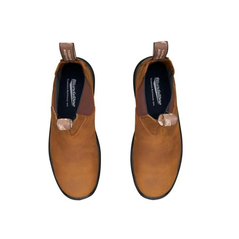 Botte de travail et de sécurité enfiler Blundstone 164 unisexe à cap d'acier - Crazy Horse - Image 7