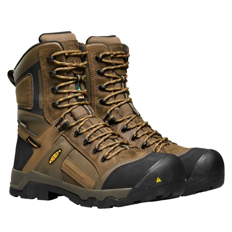 Botte de travail imperméables Keen Davenport 1017799 8 po pour hommes à cap de composite - Image 5