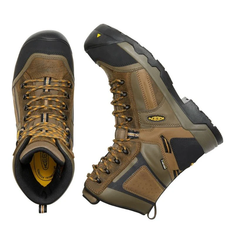 Botte de travail imperméables Keen Davenport 1017799 8 po pour hommes à cap de composite - Image 6