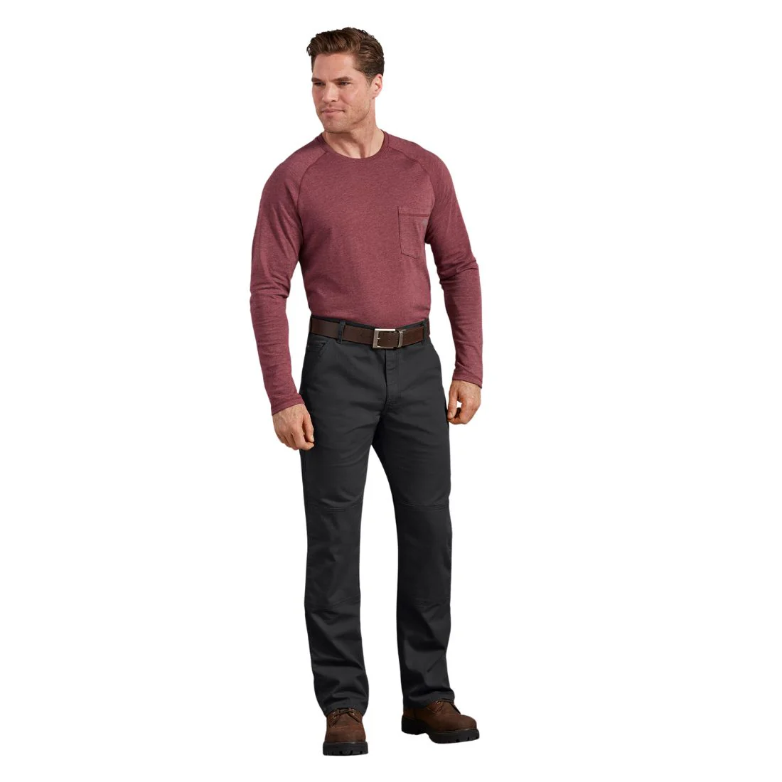 Dickies Pantalon de travail en canard double genou coupe régulière pour hommes DP903 - Image 3