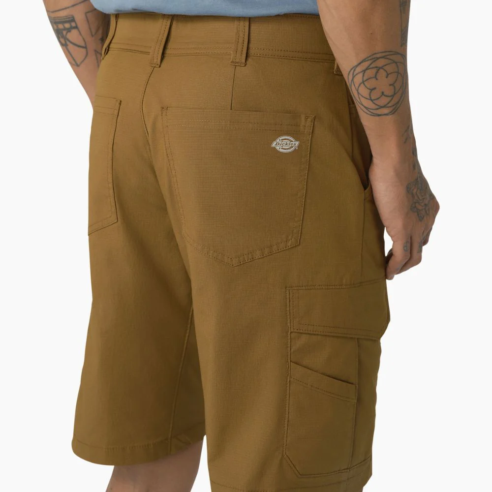 Dickies SR607 Short cargo de travail FLEX Cooling Performance 11" pour hommes - Canard Brun - Image 3