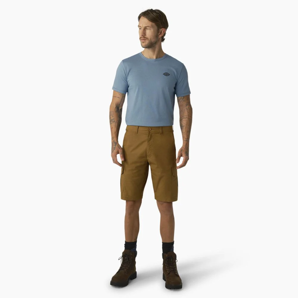 Dickies SR607 Short cargo de travail FLEX Cooling Performance 11" pour hommes - Canard Brun - Image 6