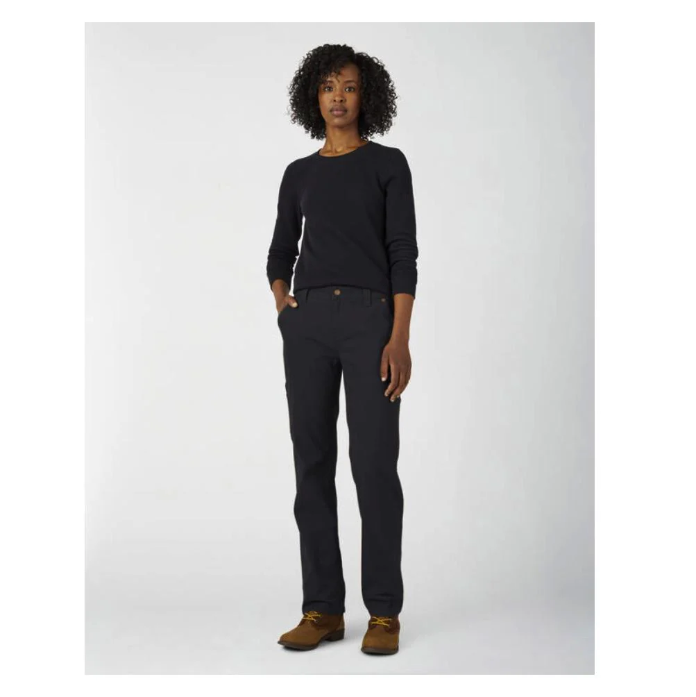 Dickies Stretch Duck Pantalon de travail Carpenter pour femmes FD2700 - Noir - Image 4